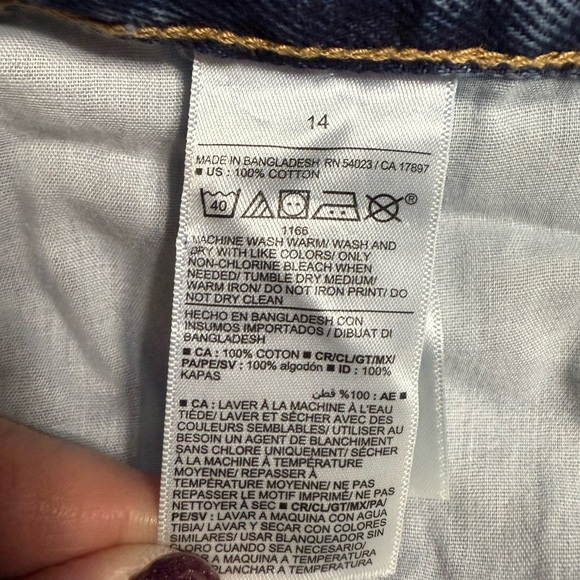 Old Navy high rise slouchy taper Denim Jeans - Picture 4 of 12